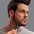 Herren Rasierer Haar & Bartschneider Set Akku Rasierer Trimmer 12 HE3076~1