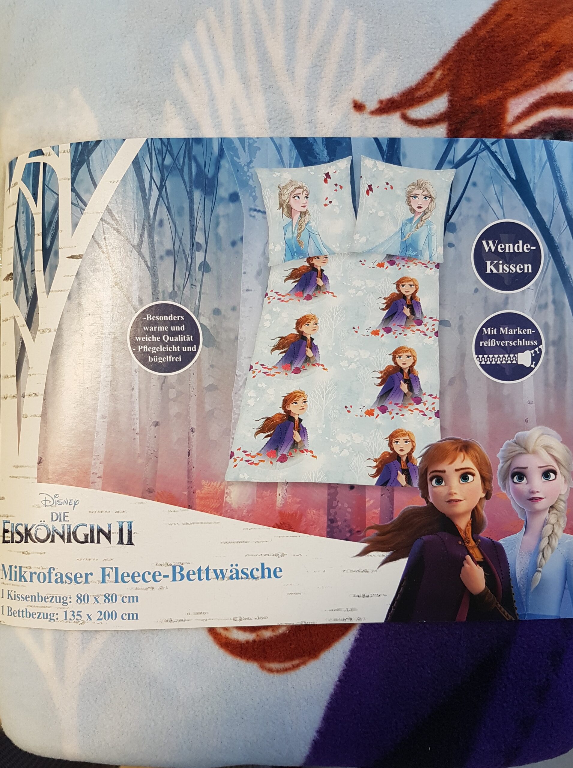 Anna Elsa Frozen Bettwäsche für Winter warm Kinder-Mikrofaser-Fleecebettwaesche_original Mädchen Bettwäsche (2)