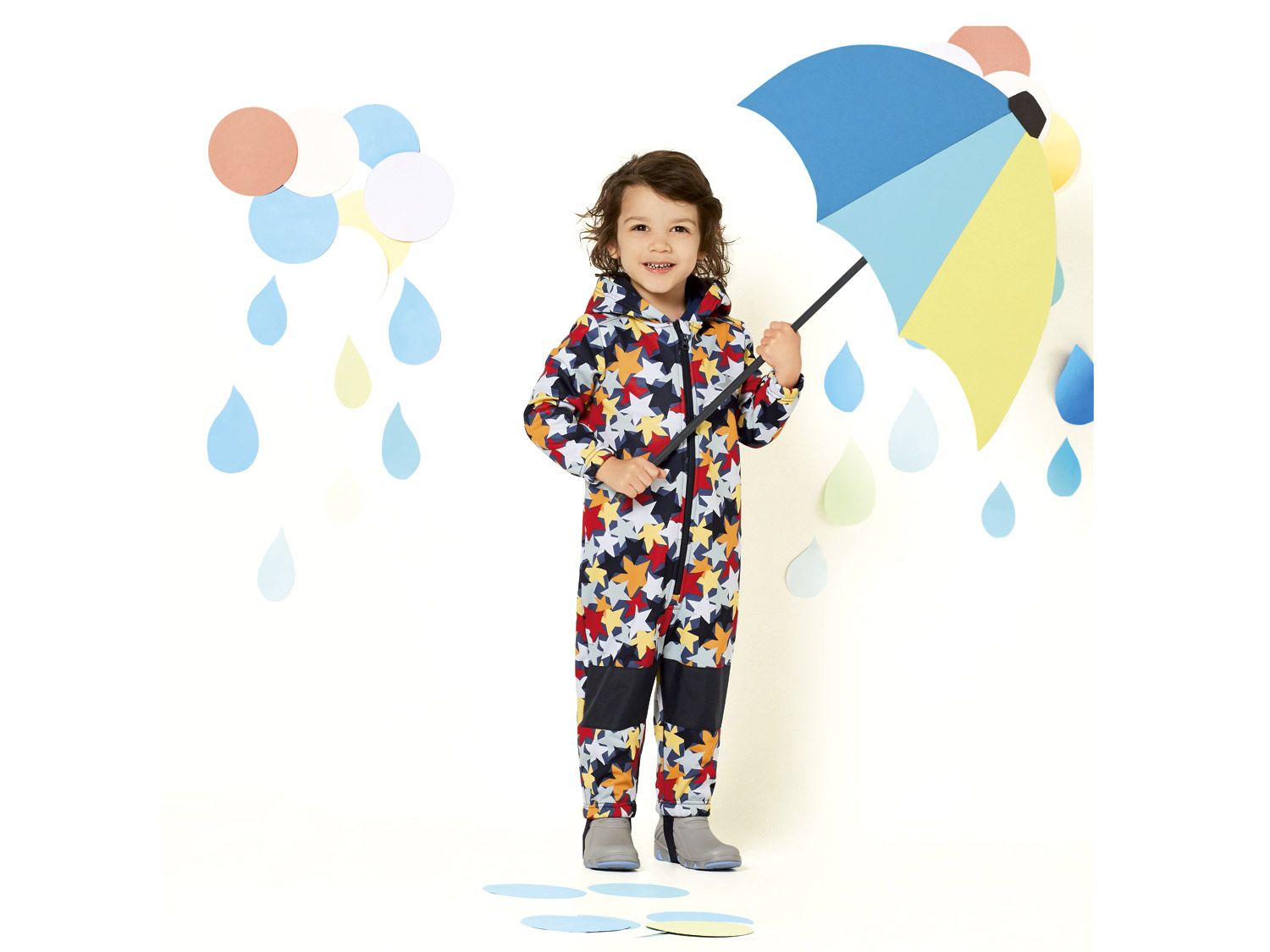 Kleinkind Jungen Softshell overall wärmen wasserabweisend reflektierende elemente mit gummisteg baby (11)