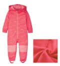 Mädchen Baby Kleinkind Softshell Overall wärmed wasserabweisend mit gummisteg (5)
