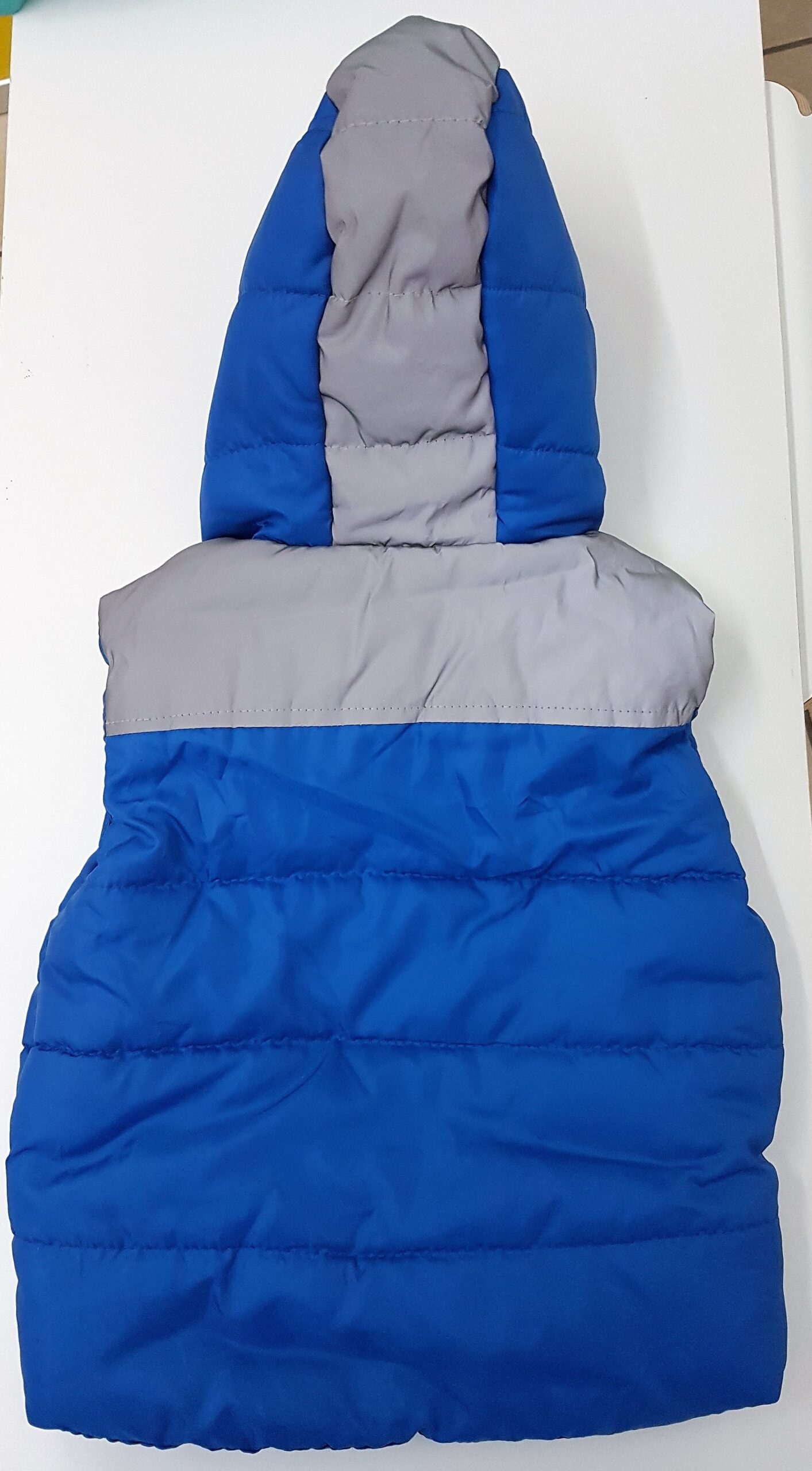 Jungen Kleinkinder Steppweste Freizeit Warm mit Kapuze Taschen für Winter Frühling Herbst (11)