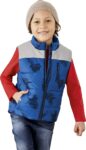 Jungen Kleinkinder Steppweste Freizeit Warm mit Kapuze Taschen für Winter Frühling Herbst (16)