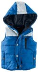 Jungen Kleinkinder Steppweste Freizeit Warm mit Kapuze Taschen für Winter Frühling Herbst (17)