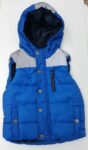 Jungen Kleinkinder Steppweste Freizeit Warm mit Kapuze Taschen für Winter Frühling Herbst (9)