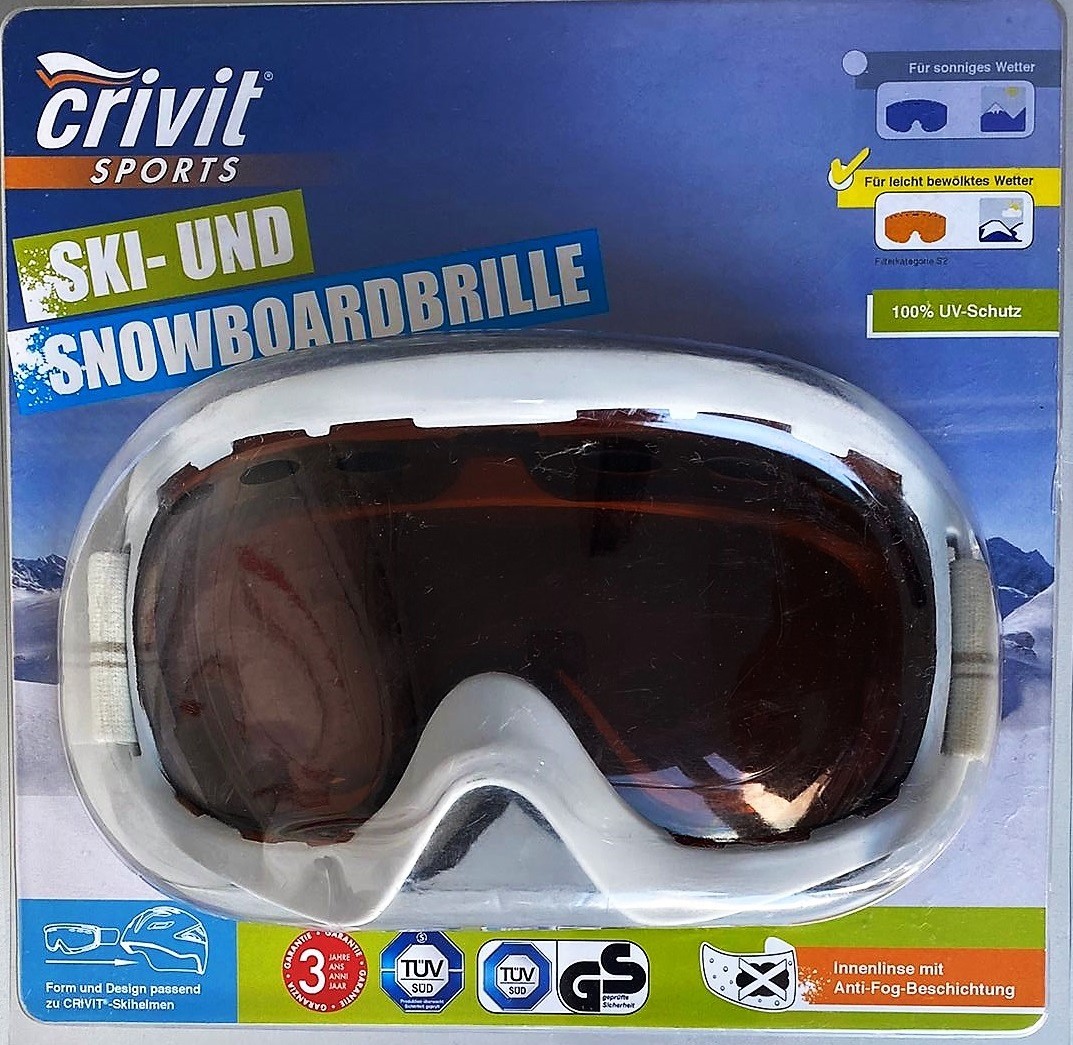 Damen Herren Ski Brille Snowboard Brille Anti Fog Kratzfester Bruchicherer Plycarbonat Außenscheibe (6)